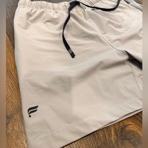 Fabletics 5” inseam, Size L, Silver Shorts